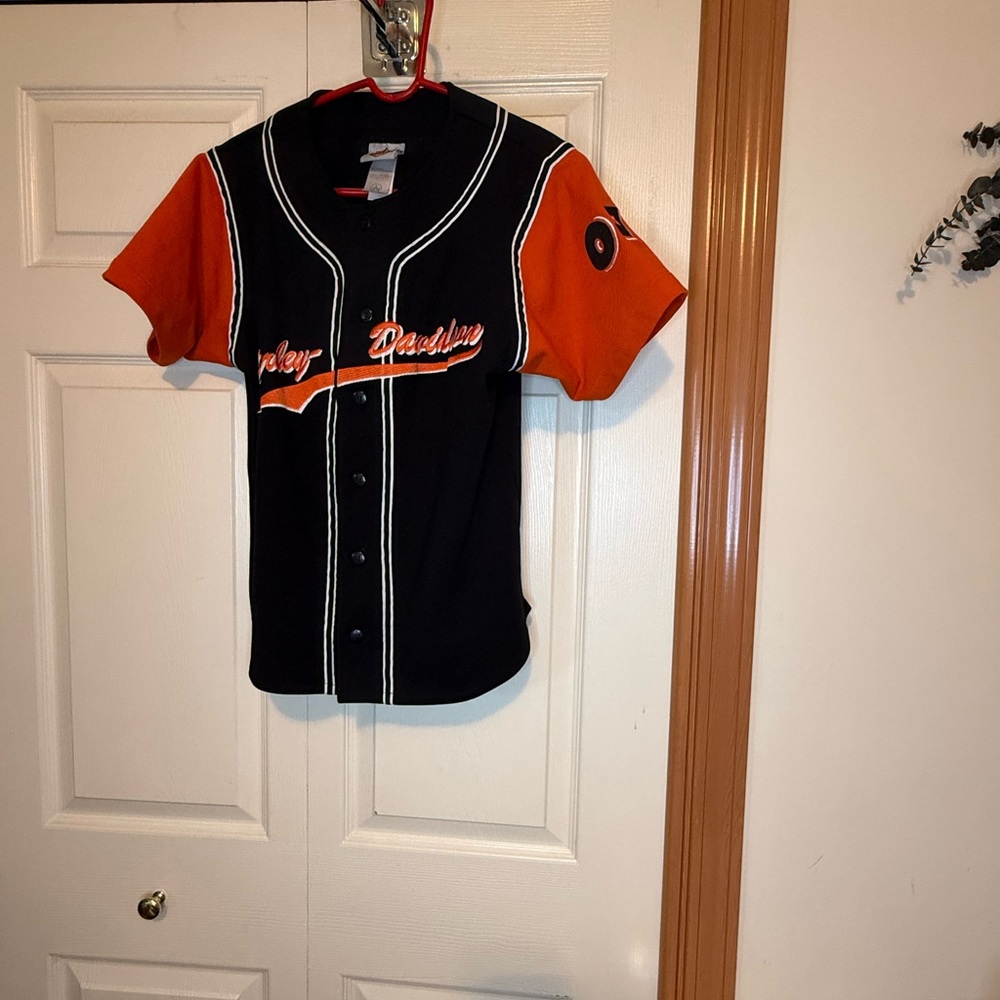 *Vintage Child’s Harley-Davidson Baseball Shirt - L (14-16)